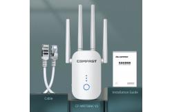 China 1200Mbps Powerful Wifi Repeater 2.4G/5GHz Long Range Wifi Extender 802.11ac supplier