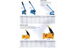 China Hydraulic Hand Shear Cutting Machine Hand Press Metal Shearing Machine supplier