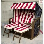 Contemporary Wood And Rattan Roofed Beach Chair & Strandkorb For Hotel for sale