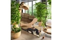 China Durable Cat Scratch Board Cardboard Reversible Cat Scratching Pad supplier