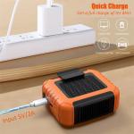 6000mah Rechargeable Portable Waist Fan Hanging Small Waist Clip Fan for sale