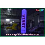 3m Height Inflatable Lighting Decoration Led Pillar Cube Column Printed