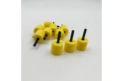 China Disposable Polyurethane Foam Ear Tips Yellow 50 Pcs Per Bag supplier