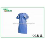 Ultrasonic Seal PP/SMS Medical Gowns Disposable With Knitted Cuff For Hospital/Clinic for sale
