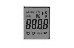 China 3.3V Infrared Thermometer TN LCD 7 Segment Display supplier
