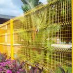 Hot Galvanized Steel Metal 3d Curved Fence For Garden Playground for sale
