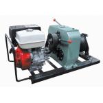 Petrol Engine Cable Winch Puller Belt Driven Portable Cable Puller 5T for sale