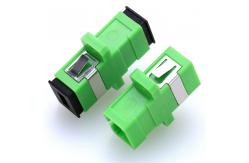 China High Precision Ceramic SC APC Fiber Optic Adapter supplier