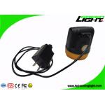 Magnetic Charging Led Miners Cap Lamp 10000lux All In One Structure Msha Approved