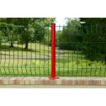 Blue Backyard Metal Fence 6ft Curved 3D Double Wire Mesh Fence