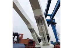 China Telescoping Boom Crane Yacht Pedestal Jib Stretch Out And Draw Back 2T 5M supplier