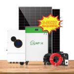 Home Hybrid Solar System Kit 5kw 6kw 8kw 10kw Hybrid Inverter Off Grid Complete Solar System for sale