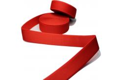China Bodybuilding Latex Resistance Band Polyester Elastic Webbing 2.5cm Red supplier