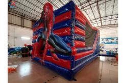 China Factory Inflatable Spiderman Bounce House With Slide Combo Inflatable Castle supplier