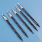 Black Handle Micro Spiral Pointed Sponge Foam Swab Lint Free for sale