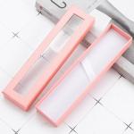Customizable Lid And Base Box Recyclable Cardboard Pen Packaging Box With Window