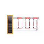 Fast Speed Straight Folding Fencing Arm Parking Garage Barrier AC 220V 110V DC24V Solar Panel Integrated for sale