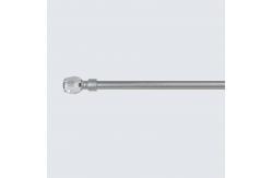 China Home Window Decoration Curtain Rod Finials Crystal Curtain Rod Pole supplier