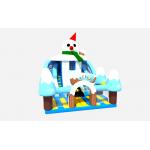 Commercial Grade Snowman Inflatable Bounce Slides 6x7.3x6.8m for sale