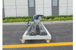China 3m Length Semi-automatic Sticker And Flex Banner Roll Slitter Cutting Machine supplier