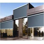 Aluminum Retractable Window Awnings Drop Arm Remote Control Deck Awnings