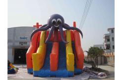 China Funny Jellyfish Inflatable Water Park With Three Slides Customized supplier