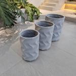 55 Pounds Fiber-Clay Planter Frost Resistant Heavy-Duty and Long-Lasting