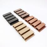 Co Extrusion Outdoor 159x10mm  Exterior WPC Wall Panel Cladding Wall Panel for sale