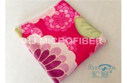 China Washing Lint Free Printed Microfiber Cloth For Cleaning , Microfiber Terry Cloth supplier