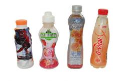China Customized Design PVC Heat Shrink Sleeve Labels For Juice Water Bottle Packaging supplier