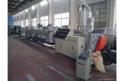 China PLC control PE PPR Water Pipe Plastic Extrusion Machine DIA 16 - 63mm supplier