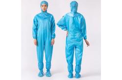 China ESD Clean Room Clothes  Worker Suit Anti Static Coverall 100D*100D supplier
