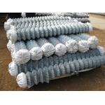 Galvanized Diamond Chain Link Fencing 2inch 4 Ft 9 Gauge Chain Link Fence