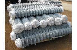China Galvanized Diamond Chain Link Fencing 2inch 4 Ft 9 Gauge Chain Link Fence supplier