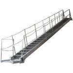 Fixed Inclined Steel  / Aluminum Alloy Marine Boarding Ladder Accommodation Ladder for sale