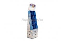 China Temporary Cardboard Floor Displays 8 Pockets With Dividers Environmental Friendly supplier