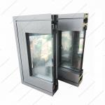 Modern Design Customized Casement Sliding Aluminum Folding Swing Window With Double Tempered Glass for sale