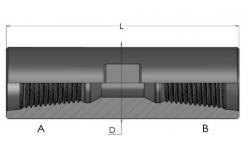 China High Fatigue Strength DTH Drilling Tools DTH Sub Male-Male , Downhole Drilling Tools supplier
