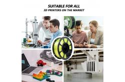 China 3d Printing Filament Glitter Yellow  PLA+ Filament Toughness Enhanced 1.75mm 3D Printer supplier