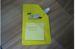 China Laminated Stand Up Spout Pouch Packaging With Side Spout Lubricating Oil Packaging Bag supplier