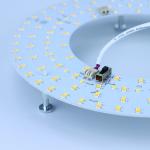 Modern Ceiling Light Fixtures Energy Saving Dimmable LED Ceiling Fan CRI 80 200*200mm for sale
