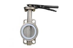 China Zero Leakage Ptfe Seat Butterfly Valve Parts DN50 - DN600 For High Temperature supplier