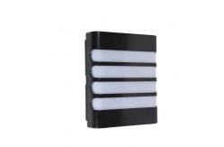 China Modern 6500k Moisture Proof Light Black Garden Waterproof Ac220v supplier
