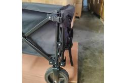 China Black Pull Along Folding Trolley Garden Picnic supplier