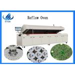 LED Tube Reflow Oven SMT Mounting Machine Mesh Belt Design With 2 Cooling Zones for sale