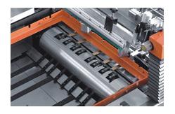 China PLC Control Card / Film Screen Printing Machines With Antistatic Blower supplier