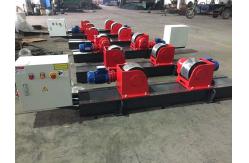 China Bolt Adjustment Heavy Duty Roller Stand , Hand Control Box Conventional Welding Rotator supplier