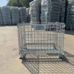 Line Dia 5.8mm Wire Mesh Pallet Containers Stacking Bins Medium Duty for sale