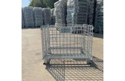 China Line Dia 5.8mm Wire Mesh Pallet Containers Stacking Bins Medium Duty supplier