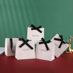 Offset Custom Printed Paper Bags Recyclable Ivory Board Paper